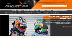 Desktop Screenshot of espaceautomobile.com